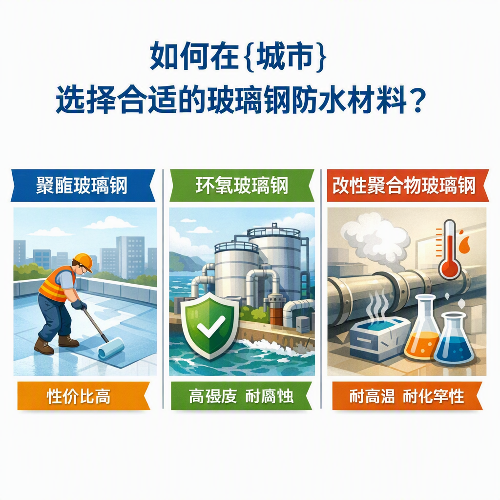 如何在萍乡选择合适的玻璃钢防水材料？