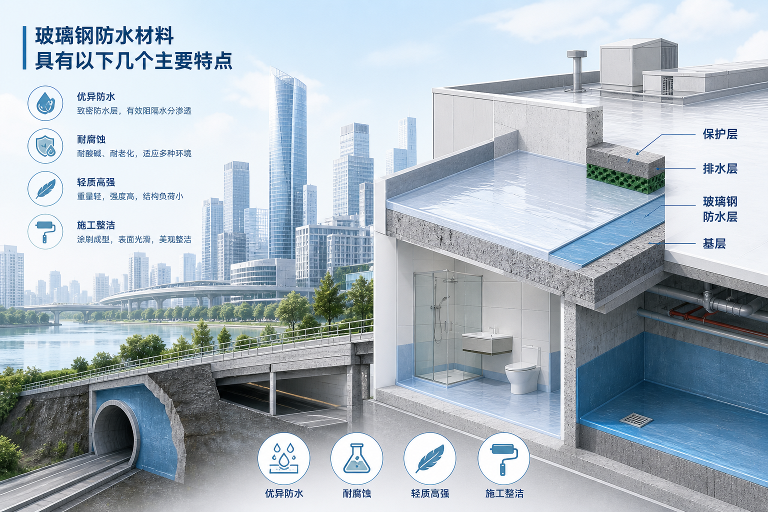 2023年玻璃钢防水材料市场趋势分析，关注 萍乡 发展